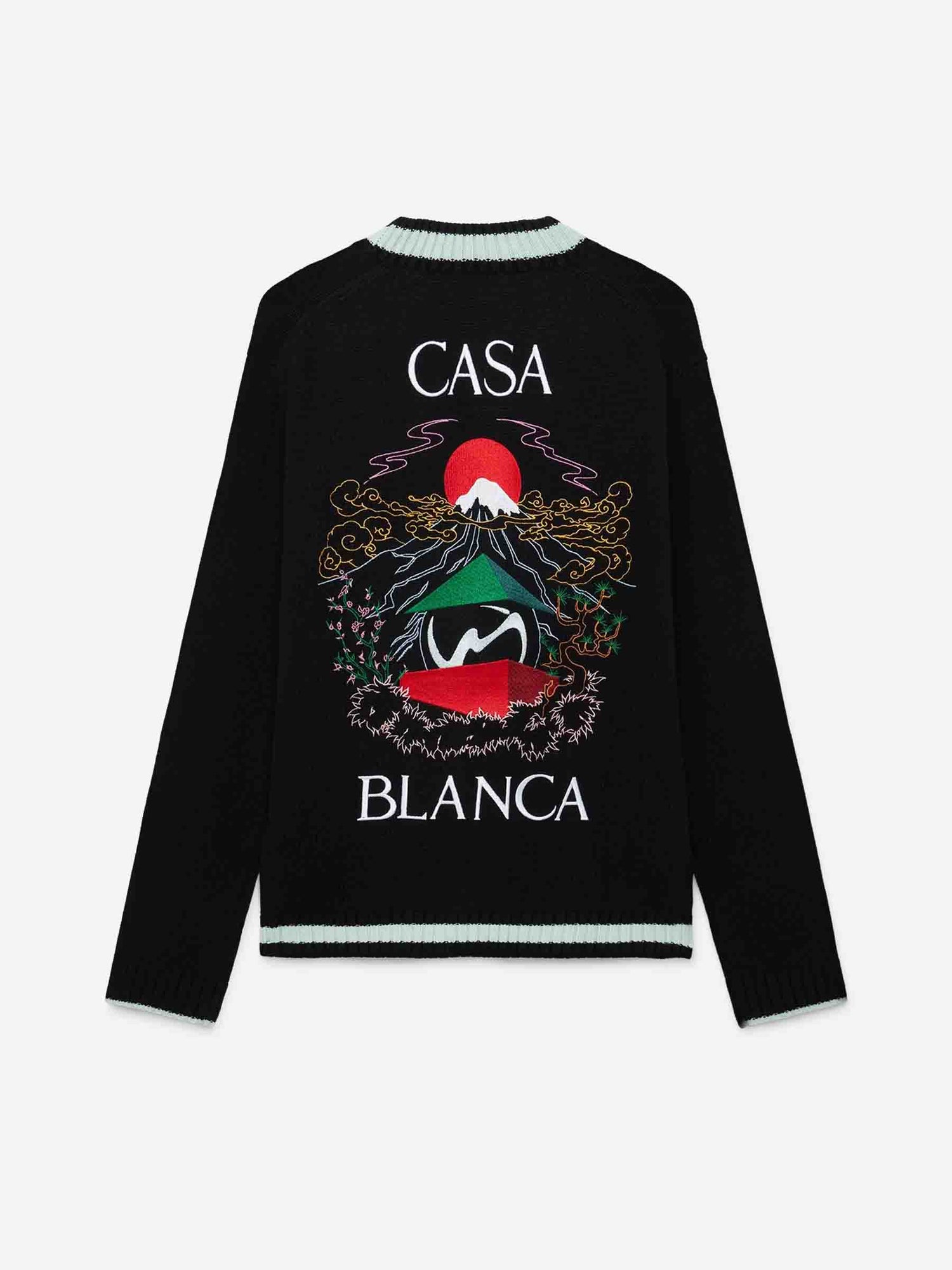 Outlet online Casablanca Hombre Cárdigan Casa Mountain Temple color Negro sku 543-001019 01 - Foto 3
