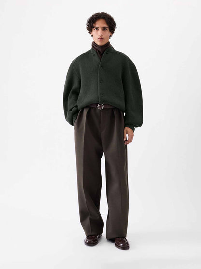 Outlet online Jacquemus Hombre Cárdigan Pallone color Verde Oscuro sku 543-001056 01 - Foto 2