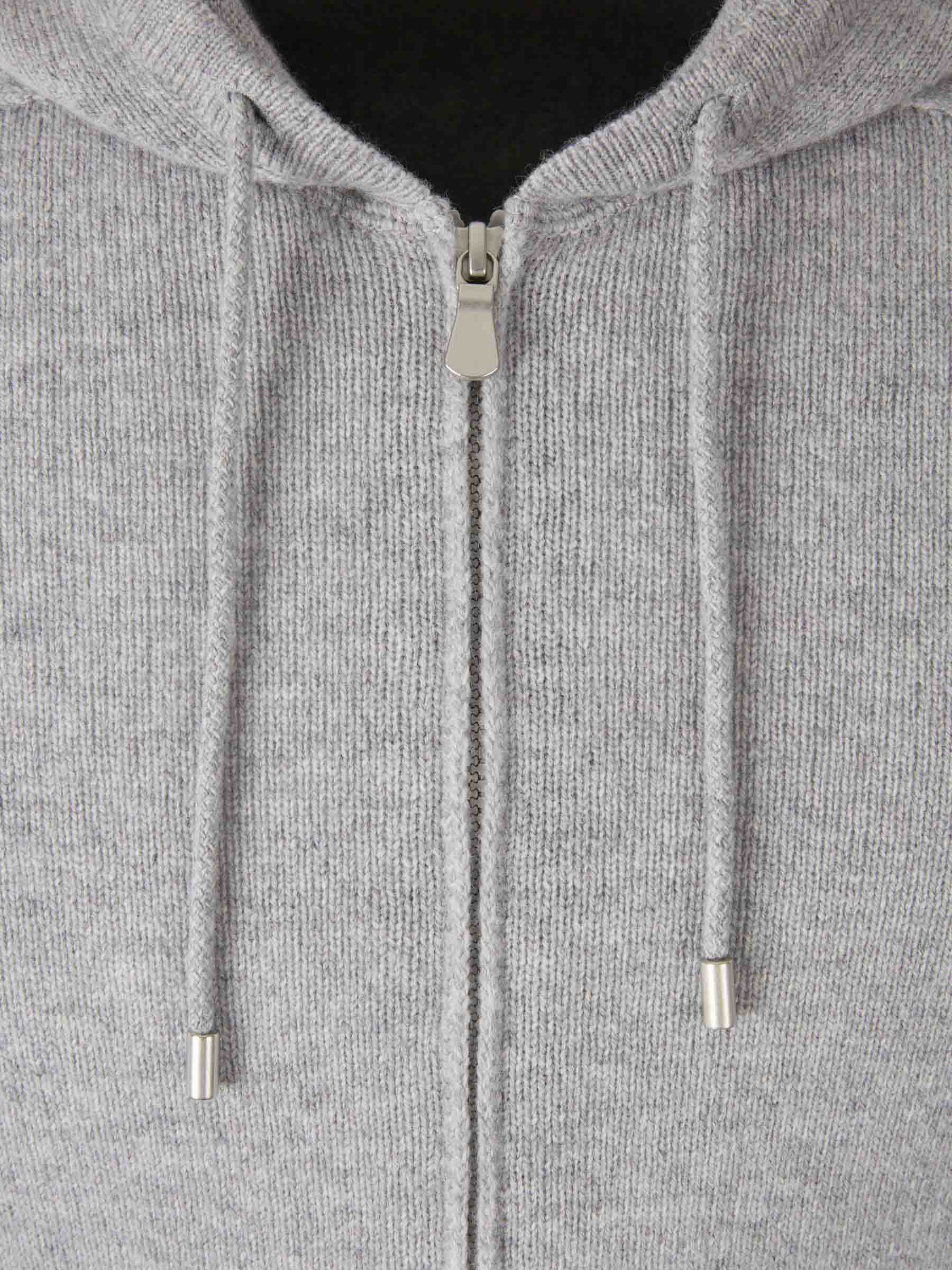 Outlet online Santa Eulalia Hombre Cárdigan Capucha Punto color Gris sku 543-001067 01 - Foto 3