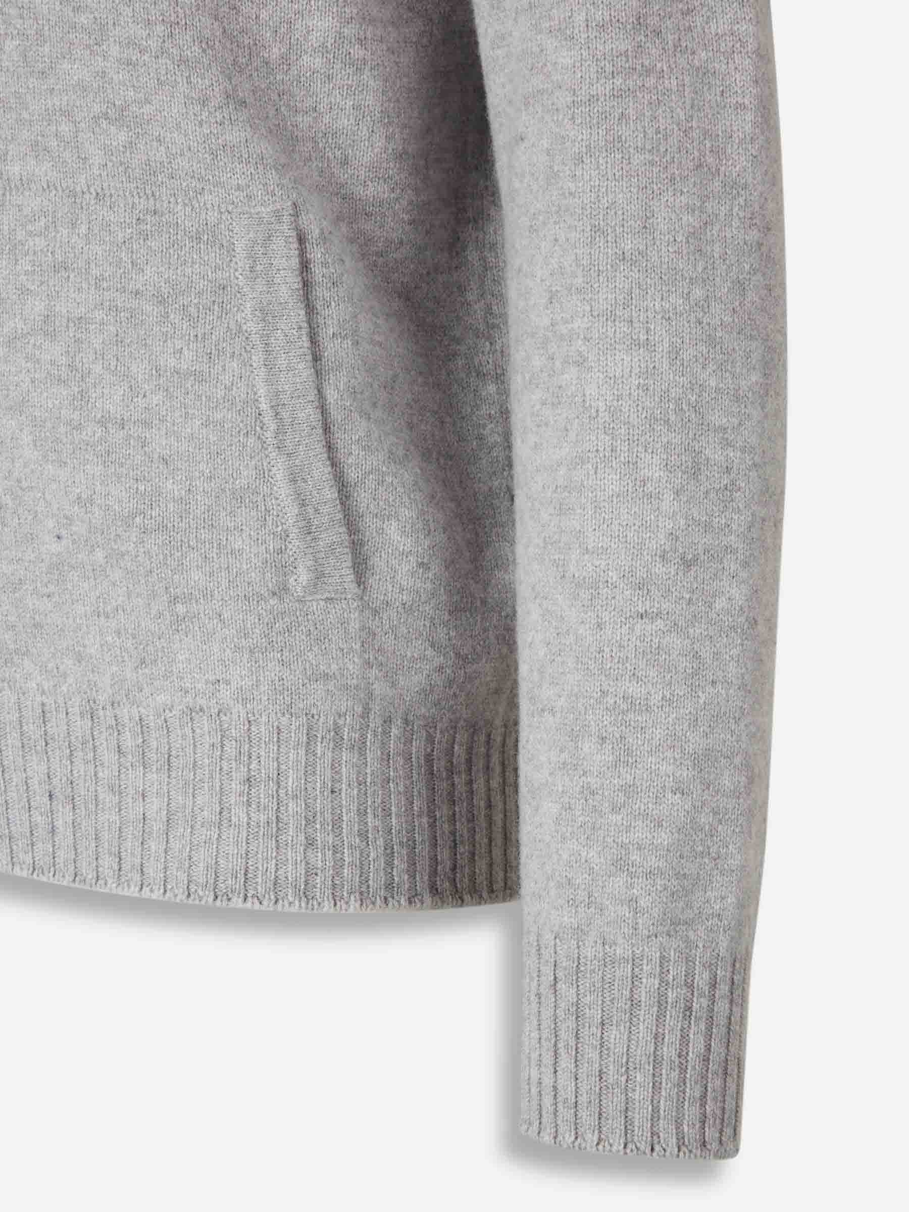 Outlet online Santa Eulalia Hombre Cárdigan Capucha Punto color Gris sku 543-001067 01 - Foto 4