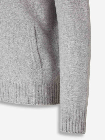 Outlet online Santa Eulalia Hombre Cárdigan Capucha Punto color Gris sku 543-001067 01 - Foto 4