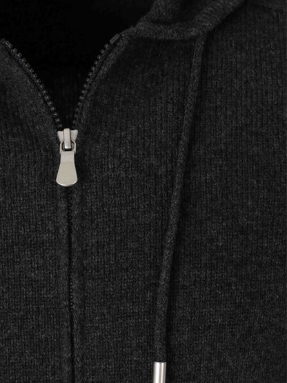 Outlet online Santa Eulalia Hombre Cárdigan Capucha Punto color Gris Antracita sku 543-001067 02 - Foto 3