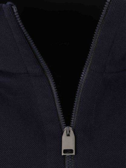 Outlet online Brioni Hombre Cárdigan Punto Cremallera color Azul Noche sku 543-001073 01 - Foto 3