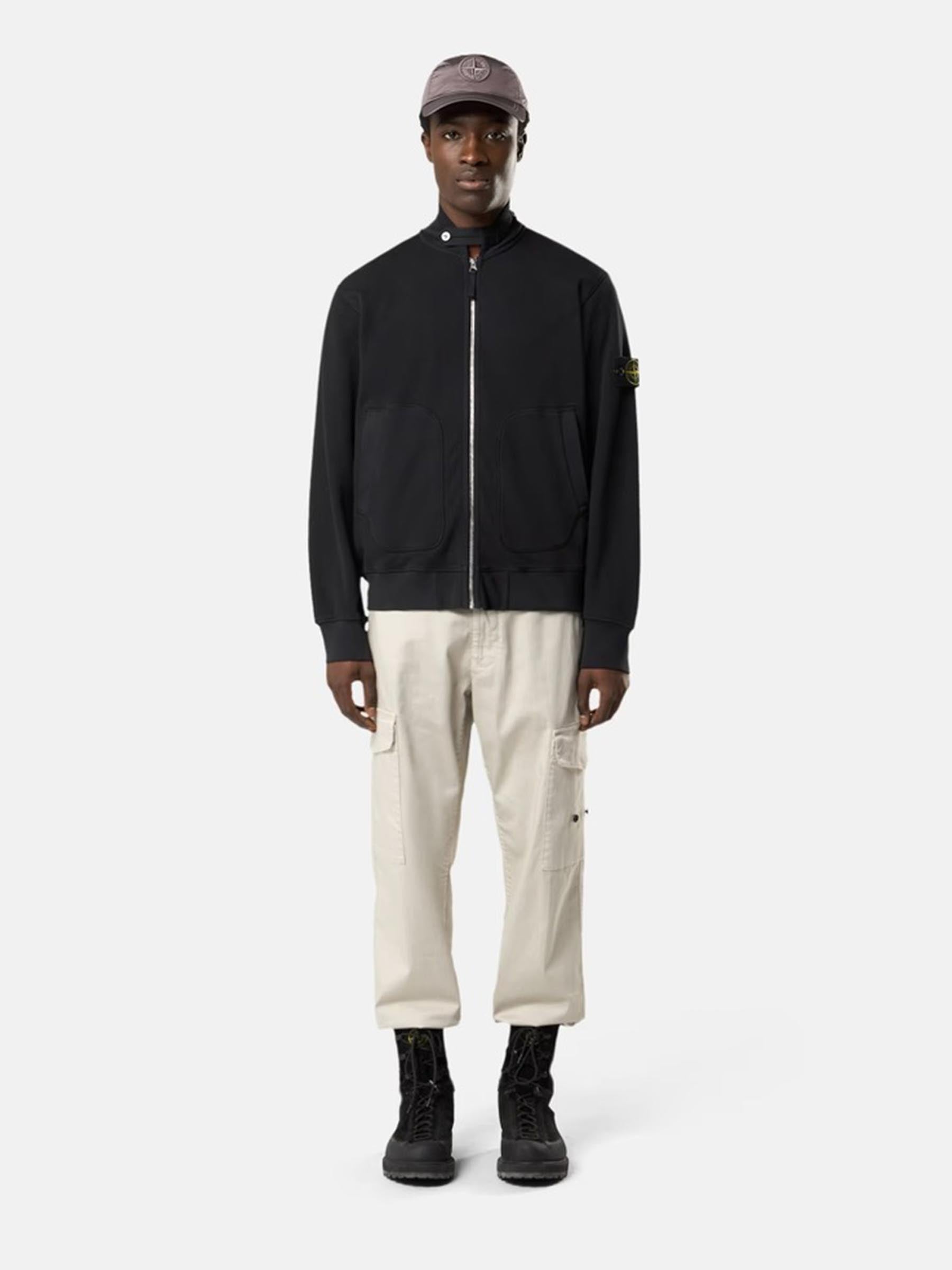 Outlet online Stone Island Hombre Chaqueta Bomber Punto color Negro sku 543-001076 01 - Foto 2