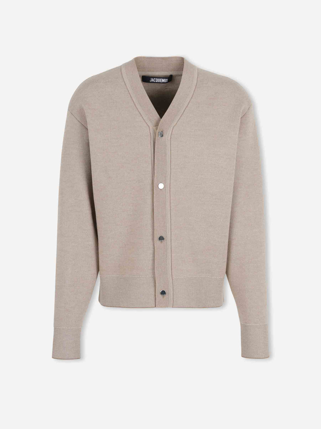 Jacquemus Hombre Barcelona Cárdigan Doppio color Taupe sku 543-001093 00 - Foto 1