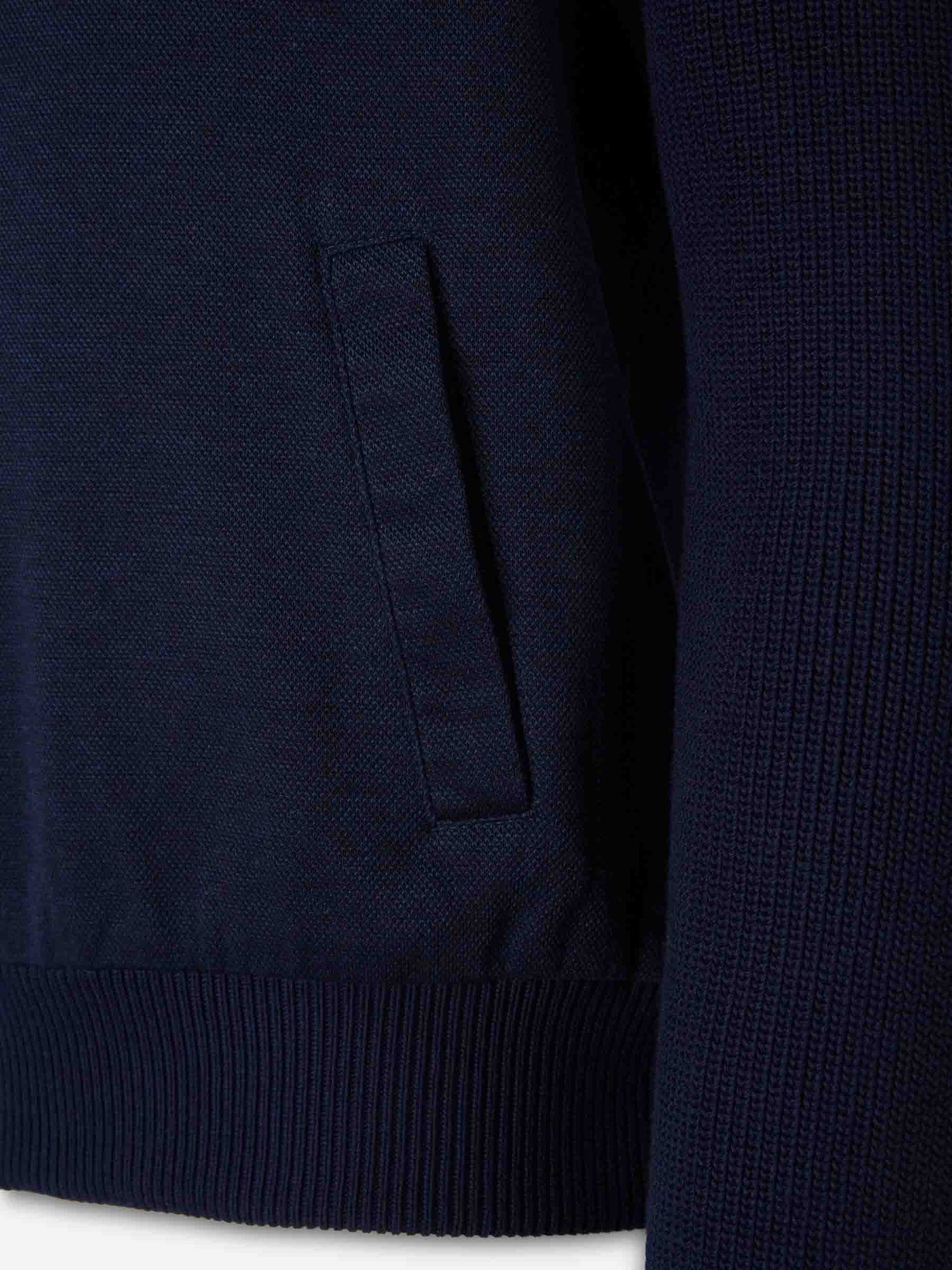 Outlet online Gran Sasso Hombre Sudadera Capucha Cremallera color Azul Marino sku 543-001100 01 - Foto 4