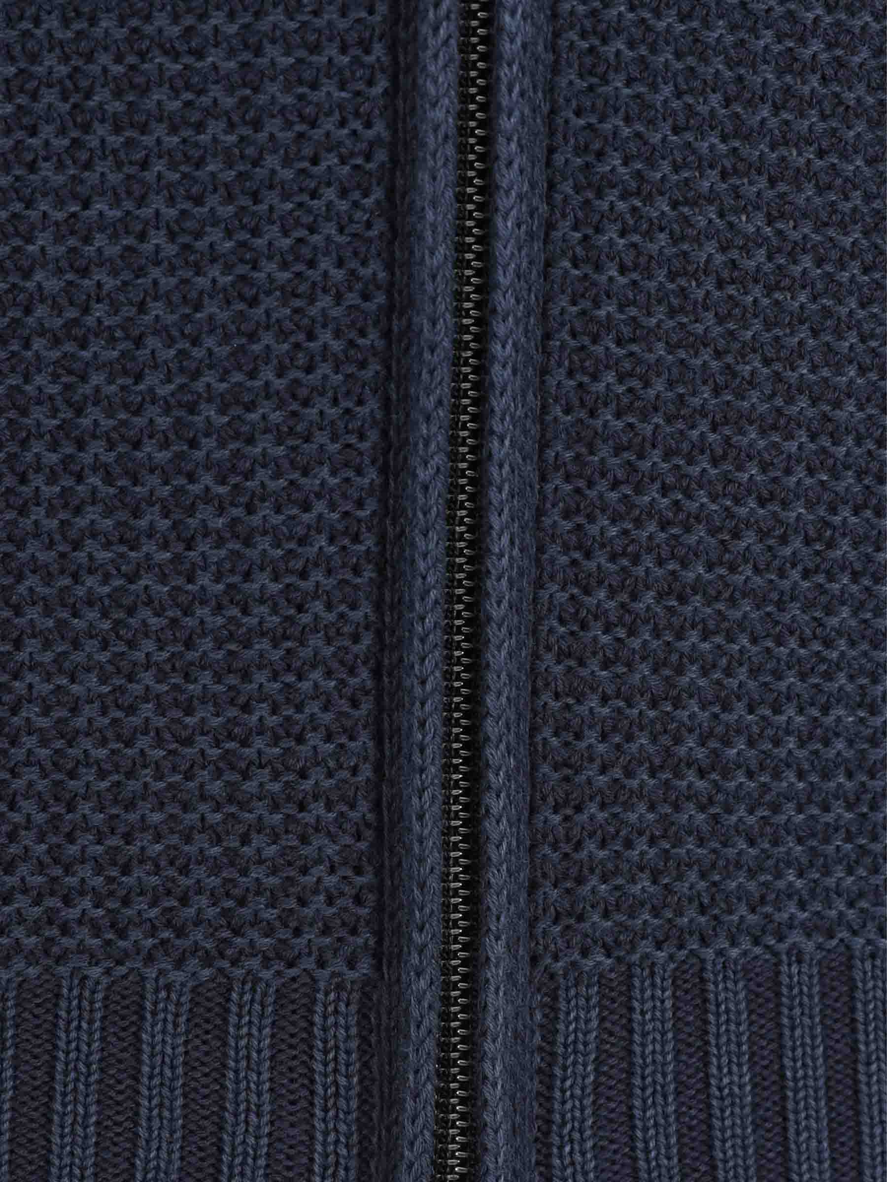 Santa Eulalia Hombre Barcelona Cárdigan Cuello Alto color Azul Marino sku 543-001110 01 - Foto 4