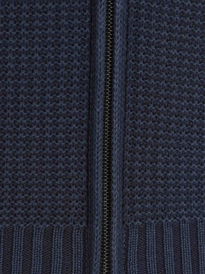Santa Eulalia Hombre Barcelona Cárdigan Cuello Alto color Azul Marino sku 543-001110 01 - Foto 4