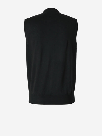 Outlet online Santa Eulalia Hombre Chaleco Punto Botones color Negro sku 544-000343 03 - Foto 2