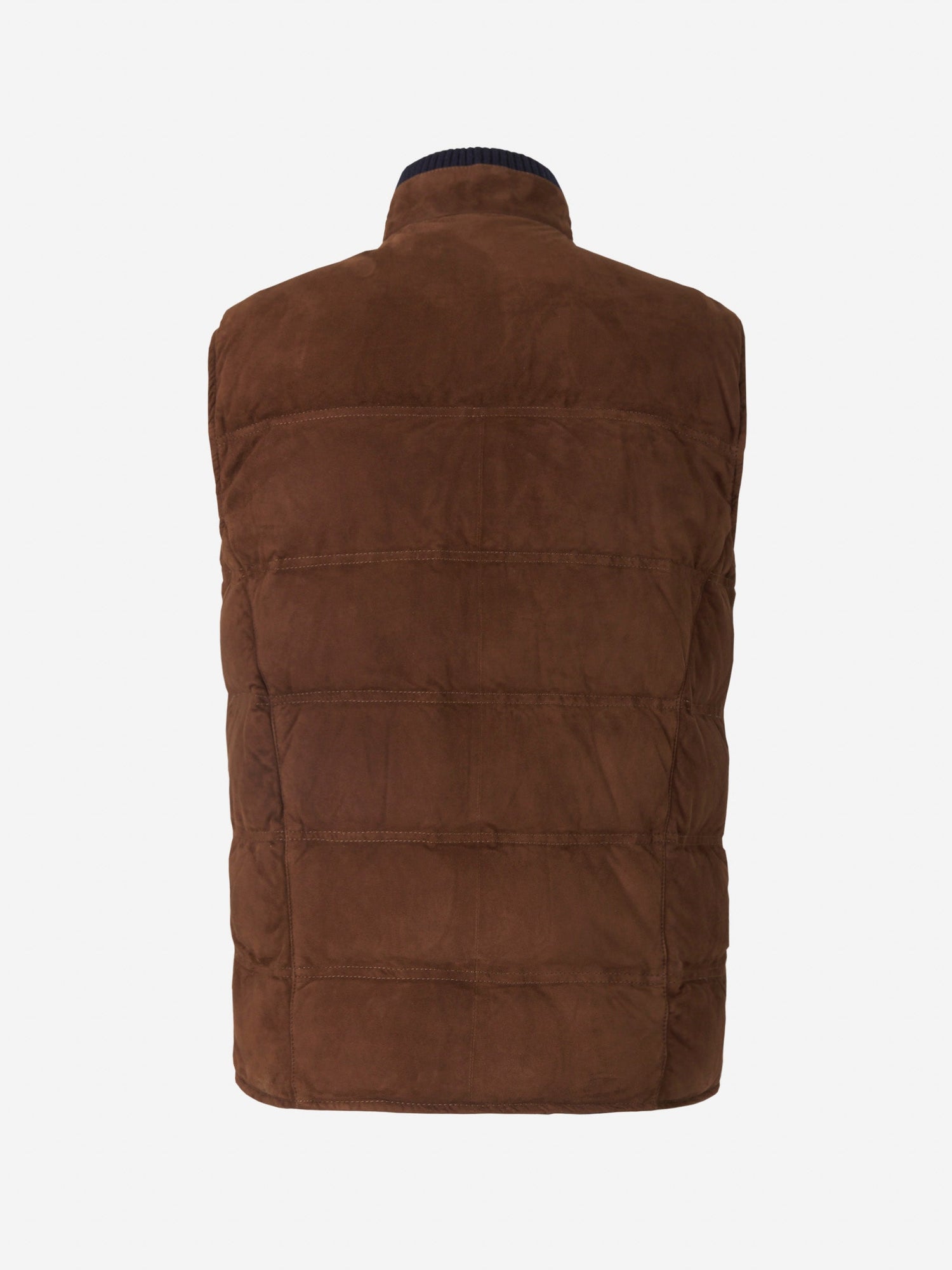 Outlet online Santa Eulalia Hombre Chaleco Ante Plumón color Marrón sku 544-000438 01 - Foto 2