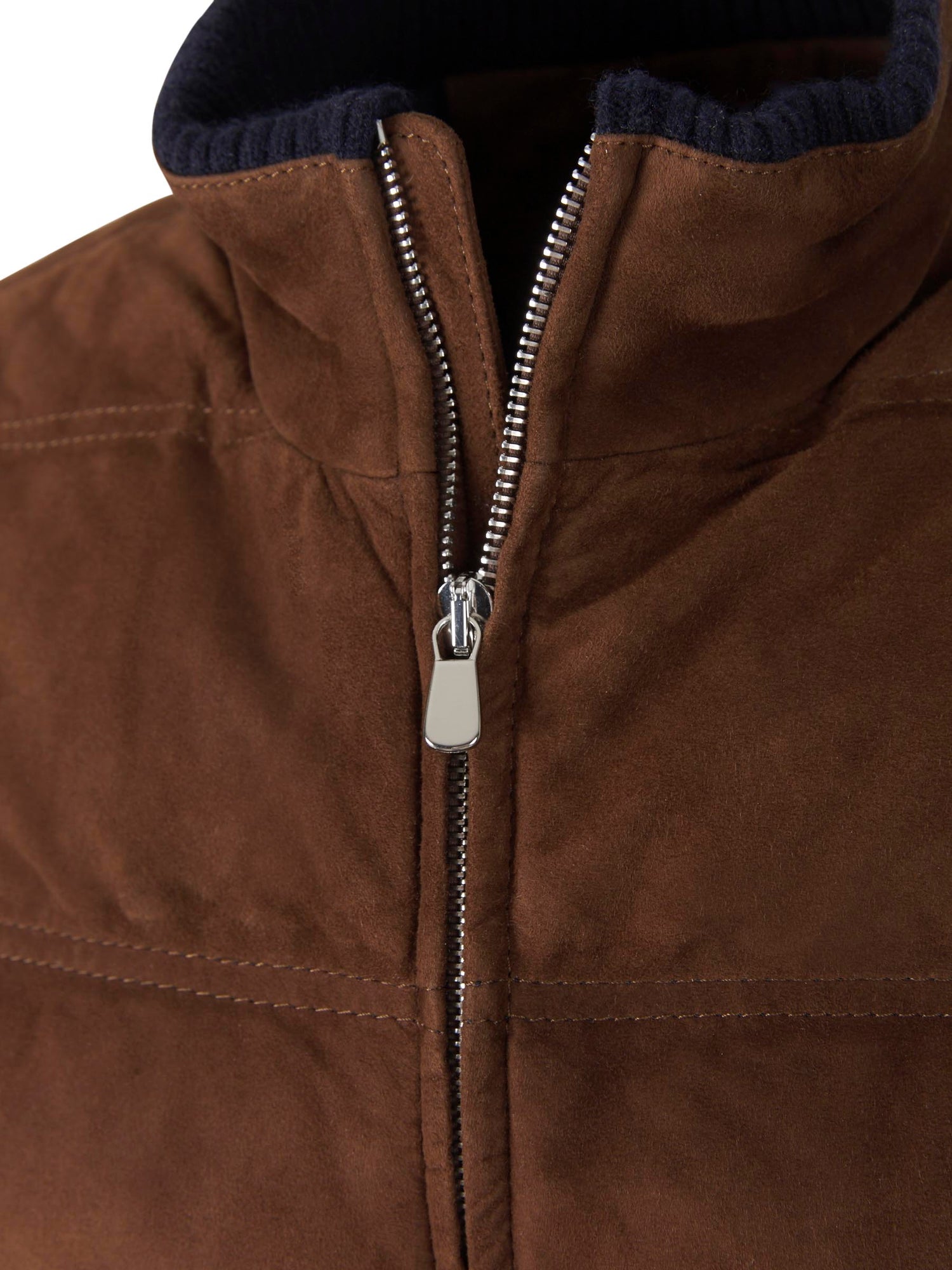 Outlet online Santa Eulalia Hombre Chaleco Ante Plumón color Marrón sku 544-000438 01 - Foto 3