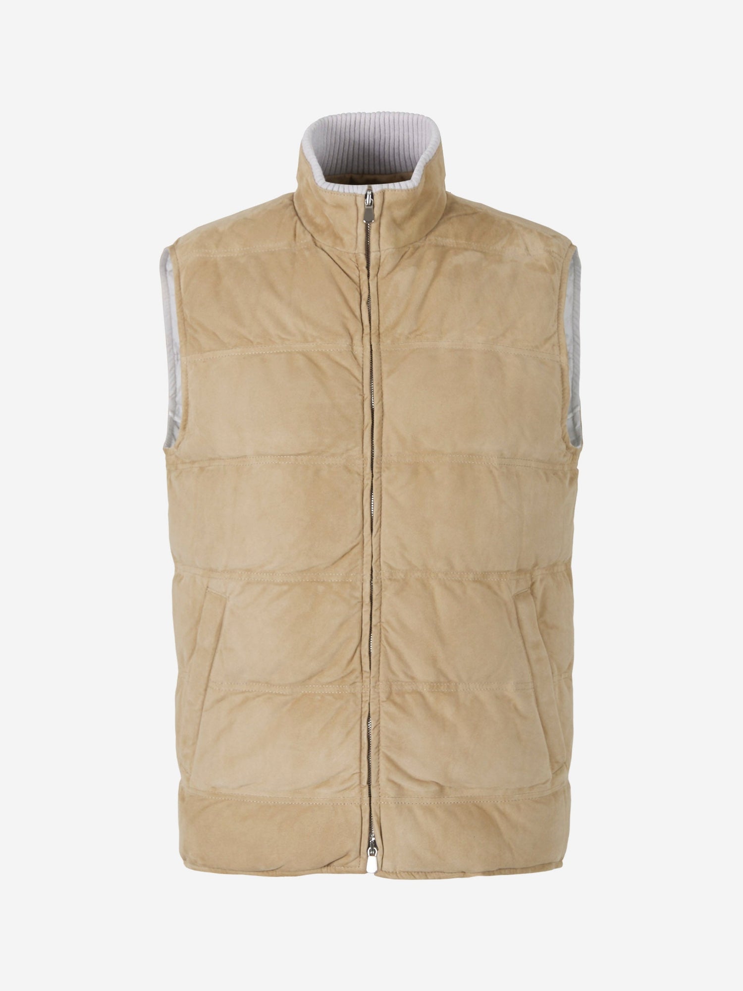 Outlet online Santa Eulalia Hombre Chaleco Ante Plumón color Marrón sku 544-000438 01 - Foto 5
