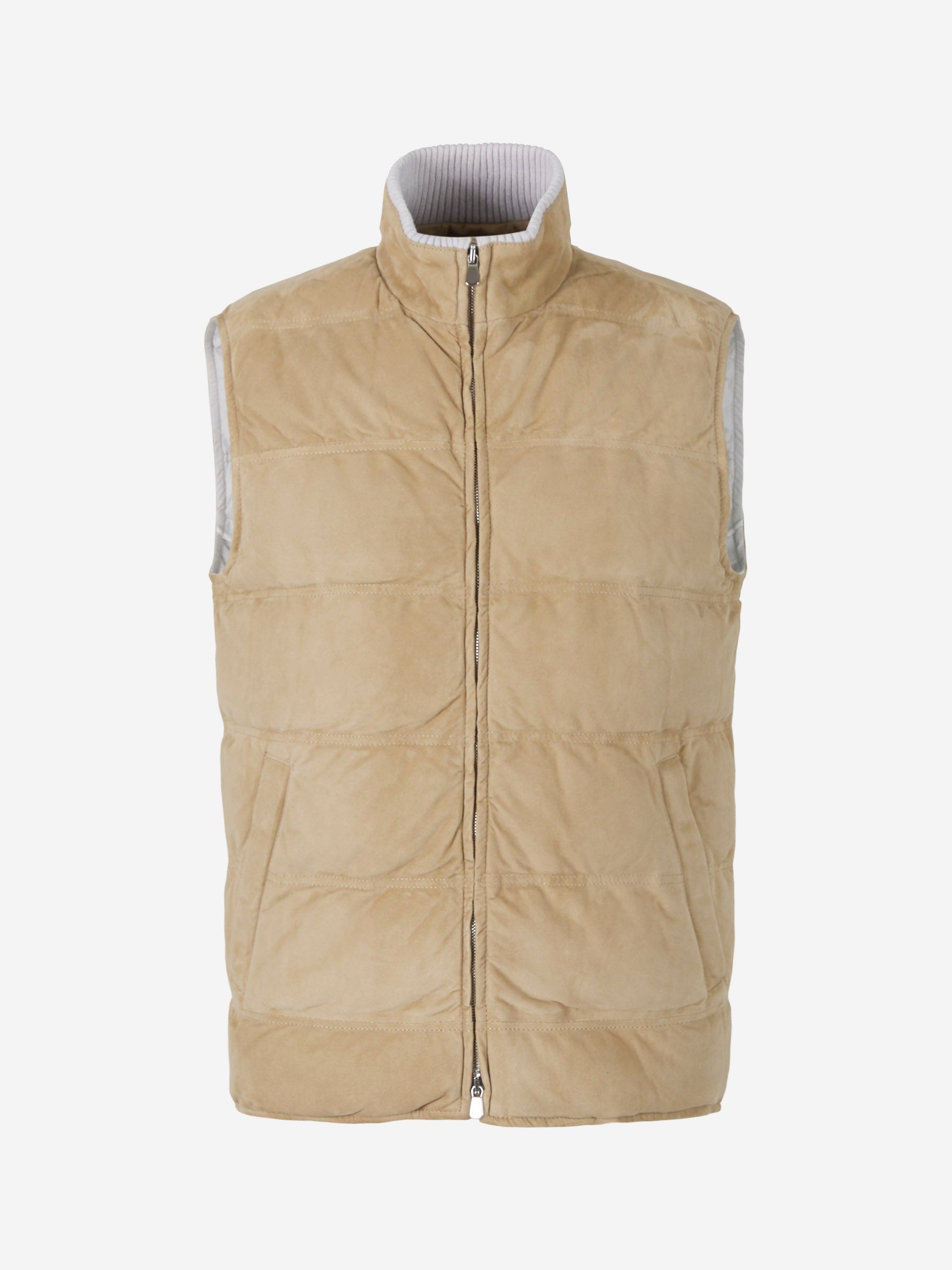 Outlet online Santa Eulalia Hombre Chaleco Ante Plumón color Marrón sku 544-000438 01 - Foto 5