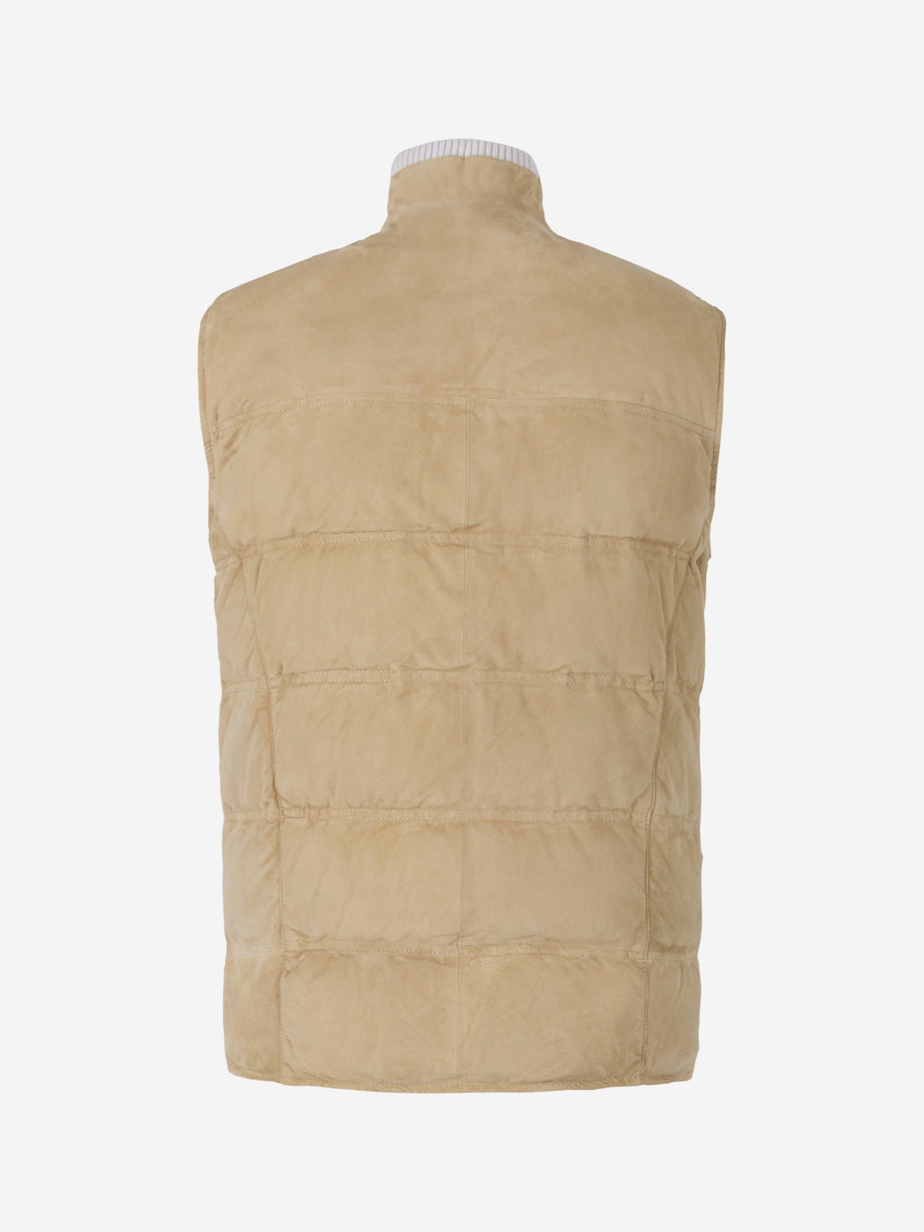 Outlet online Santa Eulalia Hombre Chaleco Ante Plumón color Marrón sku 544-000438 01 - Foto 6