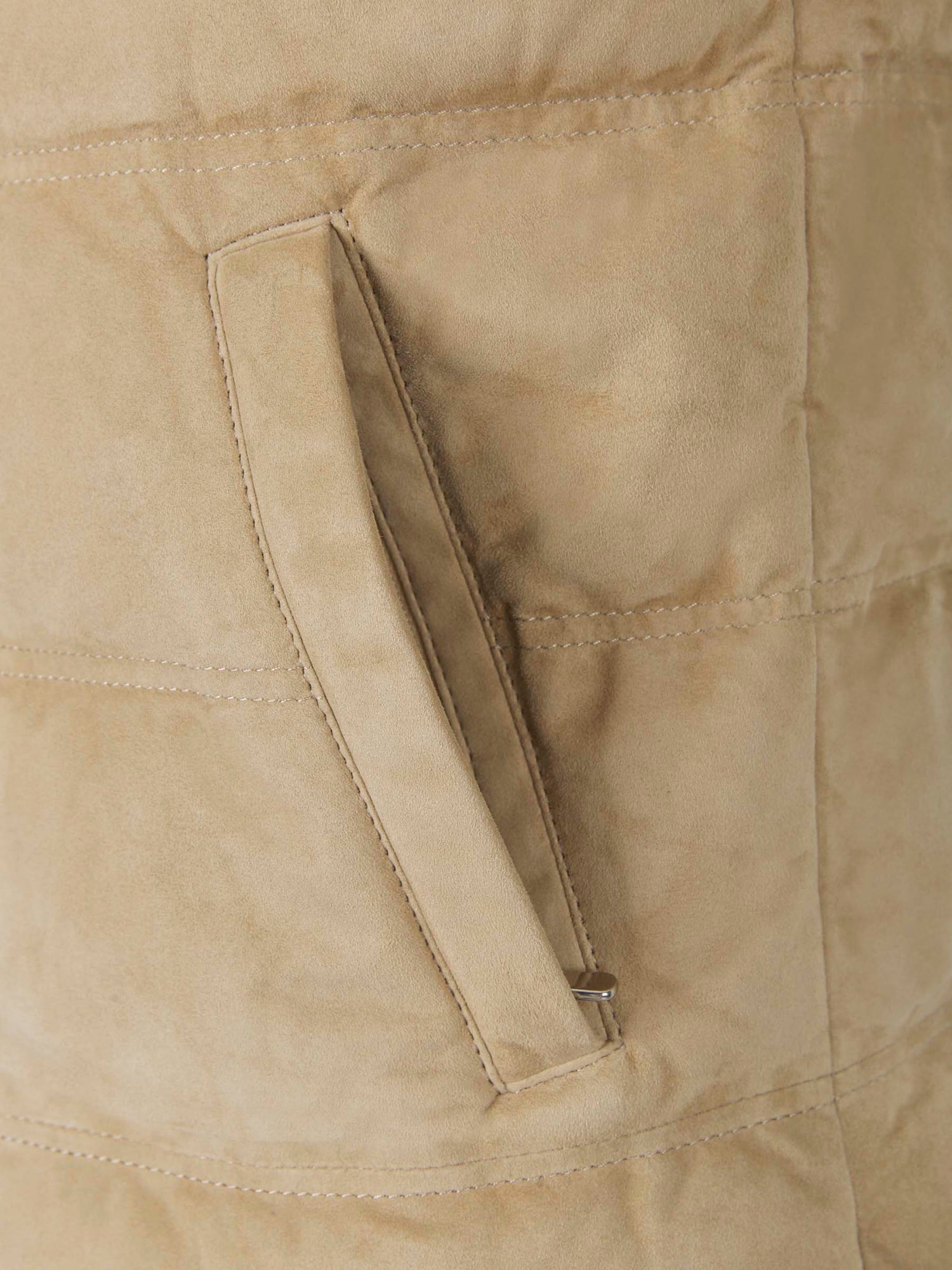 Outlet online Santa Eulalia Hombre Chaleco Ante Plumón color Marrón sku 544-000438 01 - Foto 8