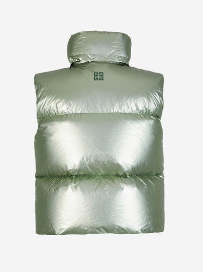 Outlet online Givenchy Hombre Chaleco Fibra Sintética color Verde Claro sku 544-000493 01 - Foto 2