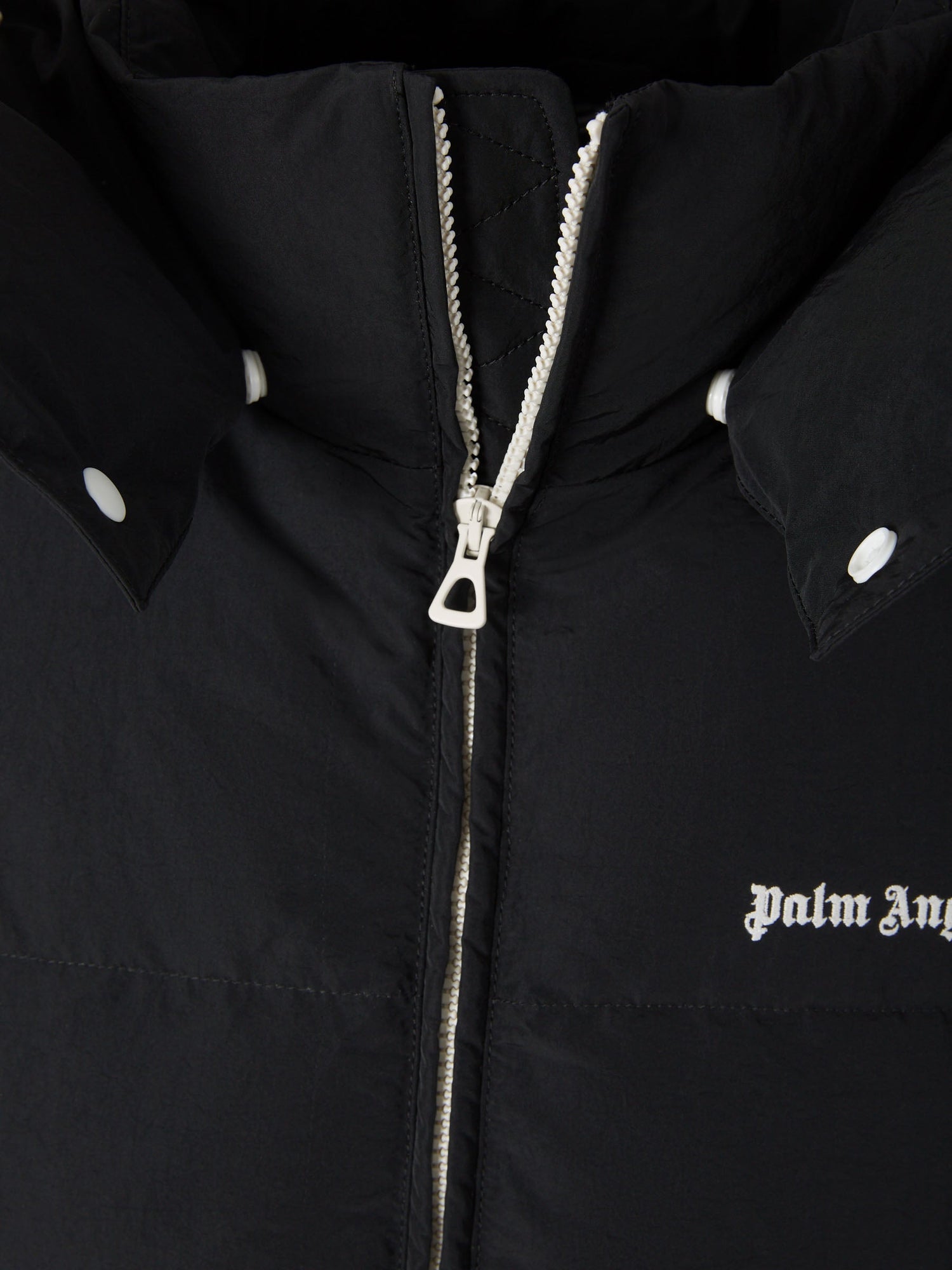 Outlet online Palm Angels Hombre Chaleco Acolchado Capucha color Negro sku 544-000502 01 - Foto 4