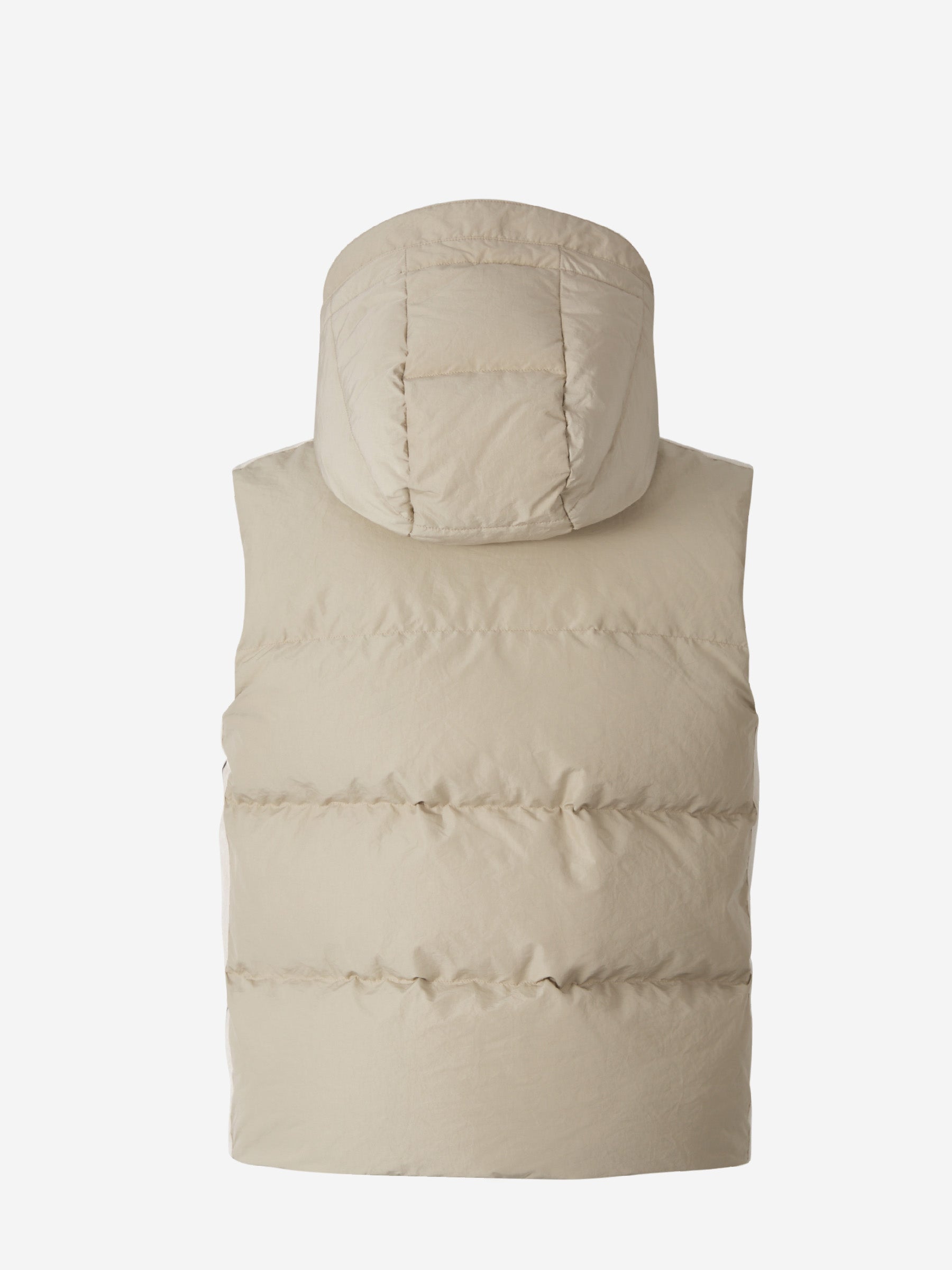 Outlet online Palm Angels Hombre Chaleco Acolchado Capucha color Arena sku 544-000502 02 - Foto 9