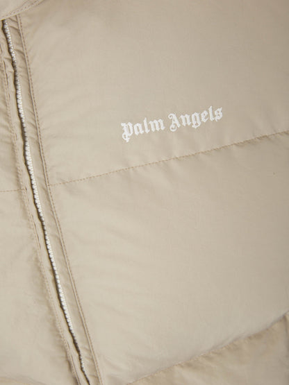 Outlet online Palm Angels Hombre Chaleco Acolchado Capucha color Arena sku 544-000502 02 - Foto 11