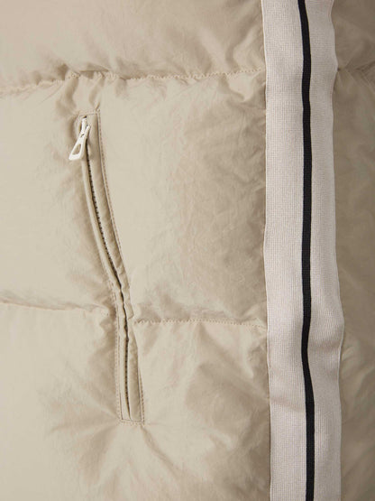 Outlet online Palm Angels Hombre Chaleco Acolchado Capucha color Arena sku 544-000502 02 - Foto 12