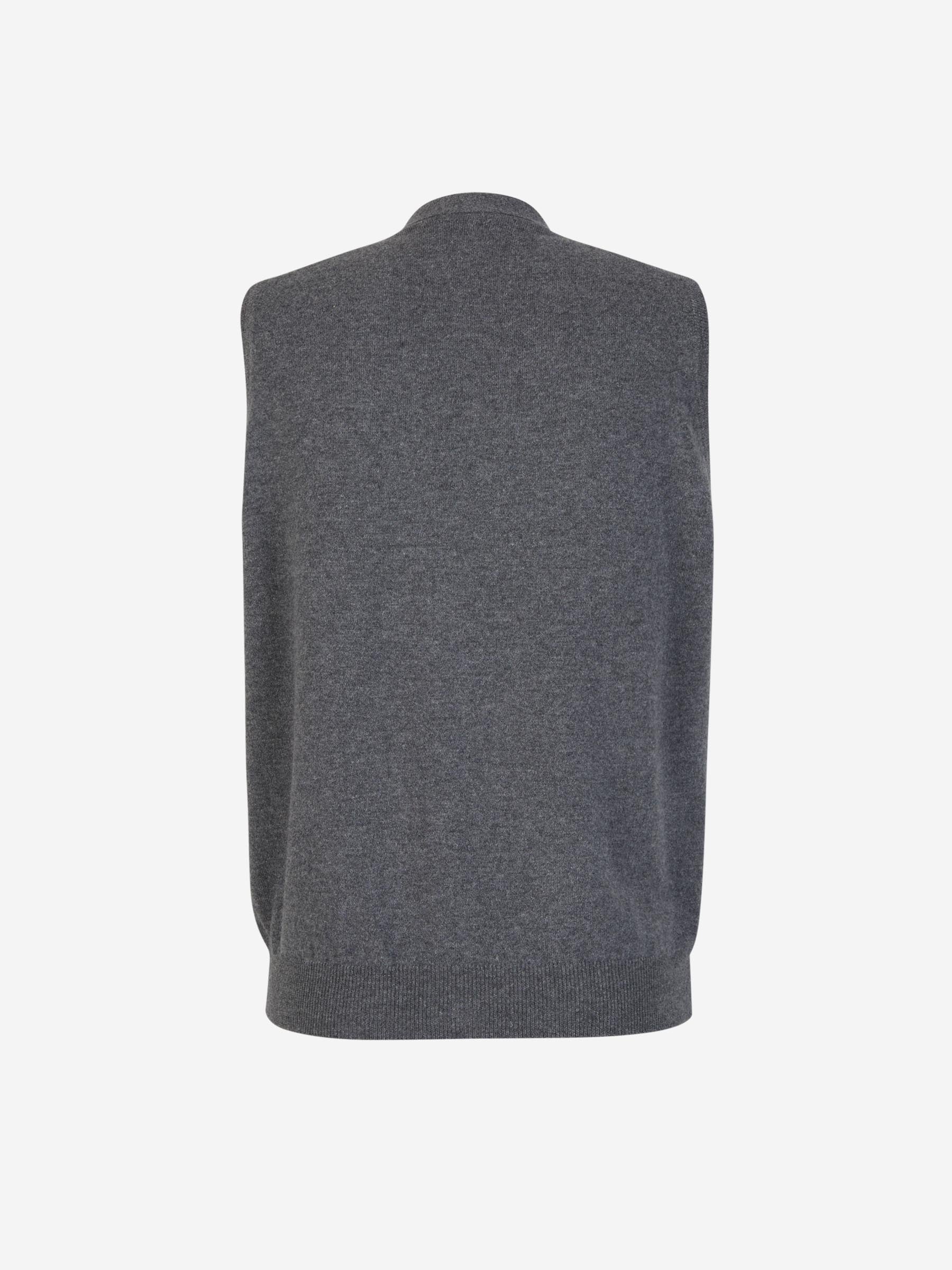 Outlet online Santa Eulalia Hombre Chaleco Punto Lana color Gris Piedra sku 544-000526 01 - Foto 2