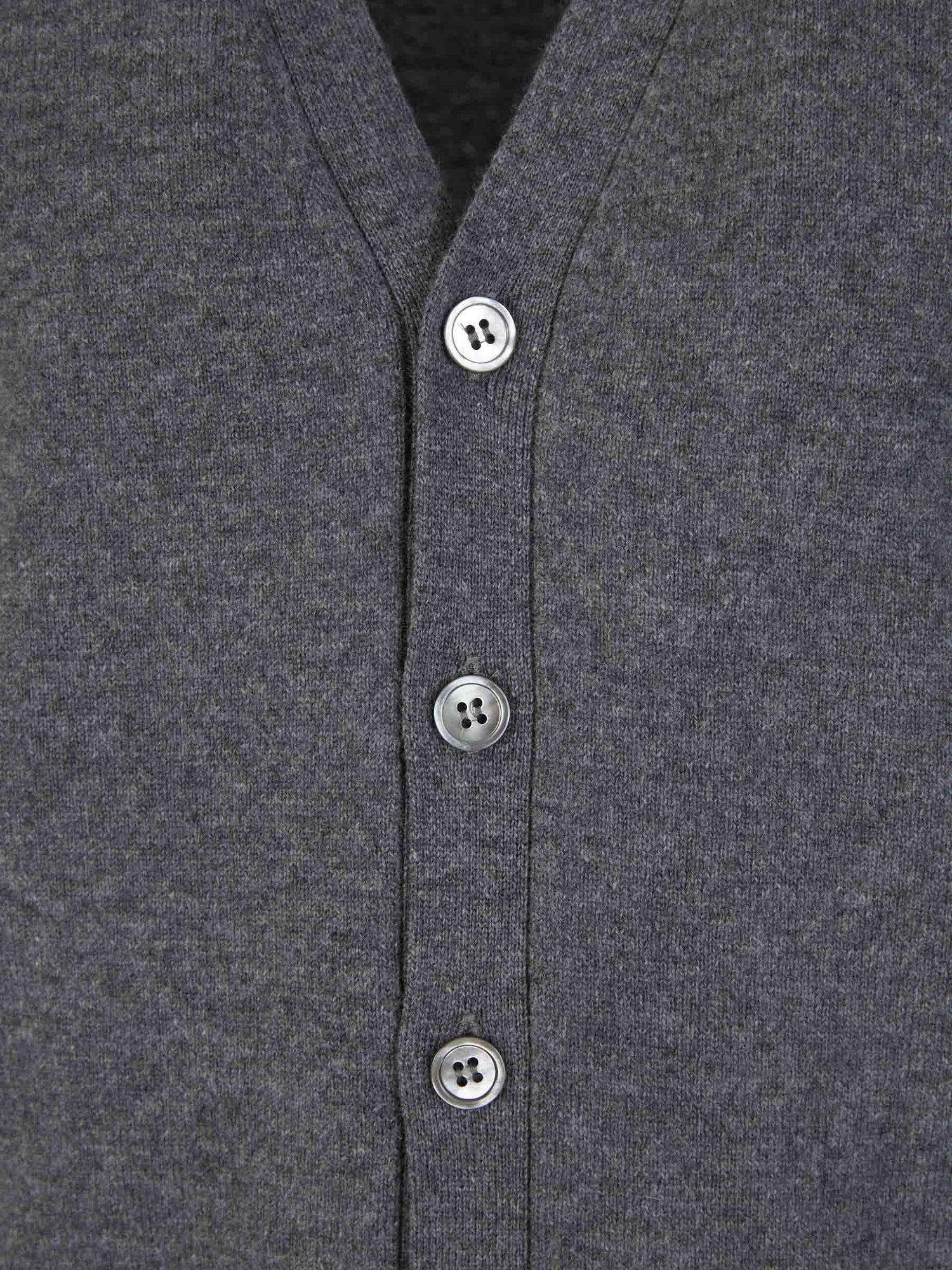 Outlet online Santa Eulalia Hombre Chaleco Punto Lana color Gris Piedra sku 544-000526 01 - Foto 3