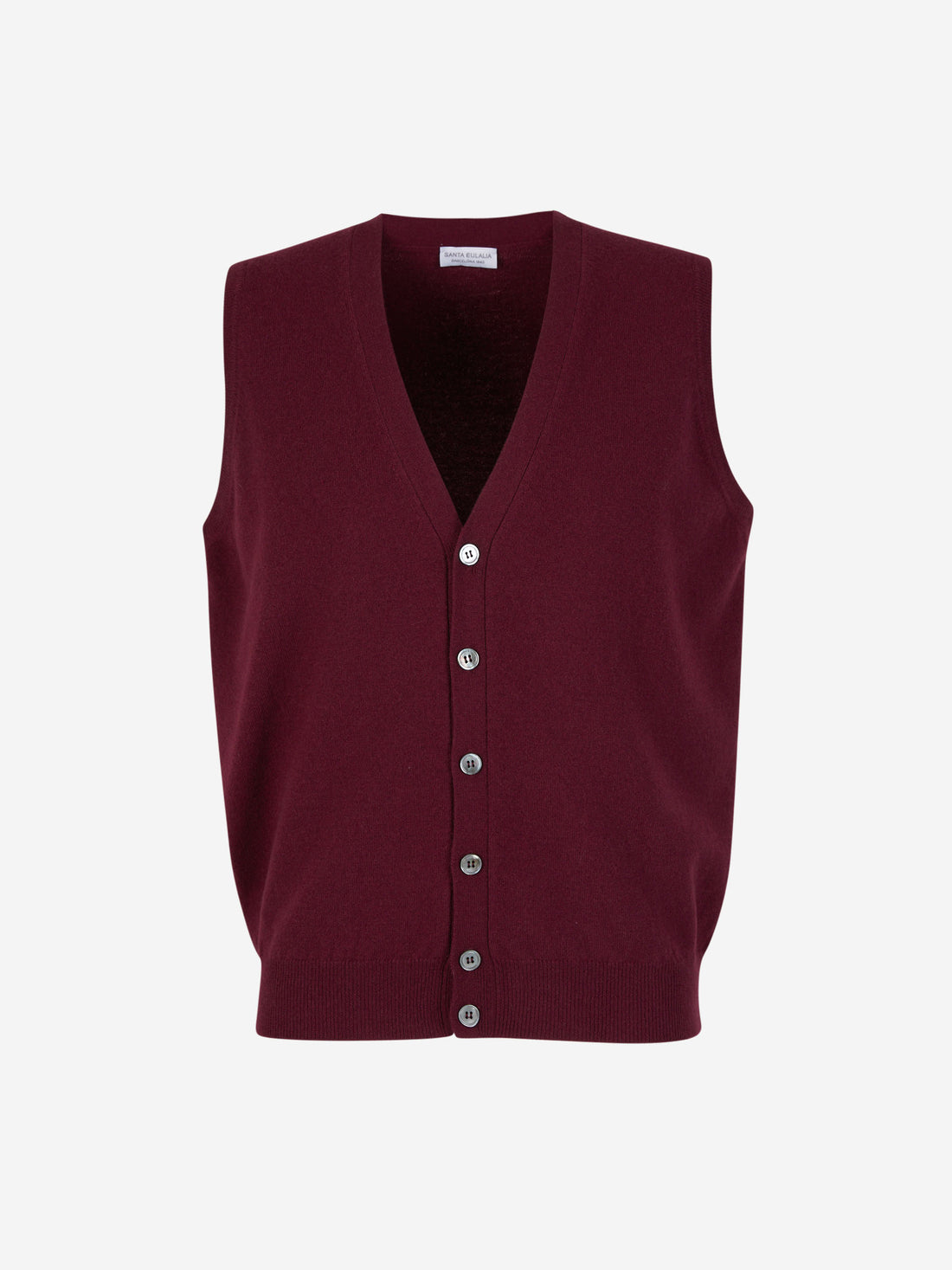 Santa Eulalia Hombre Barcelona Chaleco Punto Lana color Burdeos sku 544-000526 02 - Foto 1