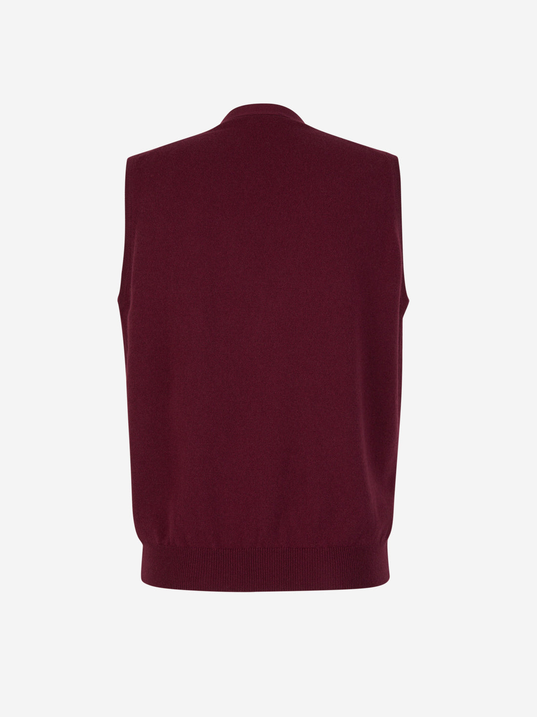 Santa Eulalia Hombre Barcelona Chaleco Punto Lana color Burdeos sku 544-000526 02 - Foto 2