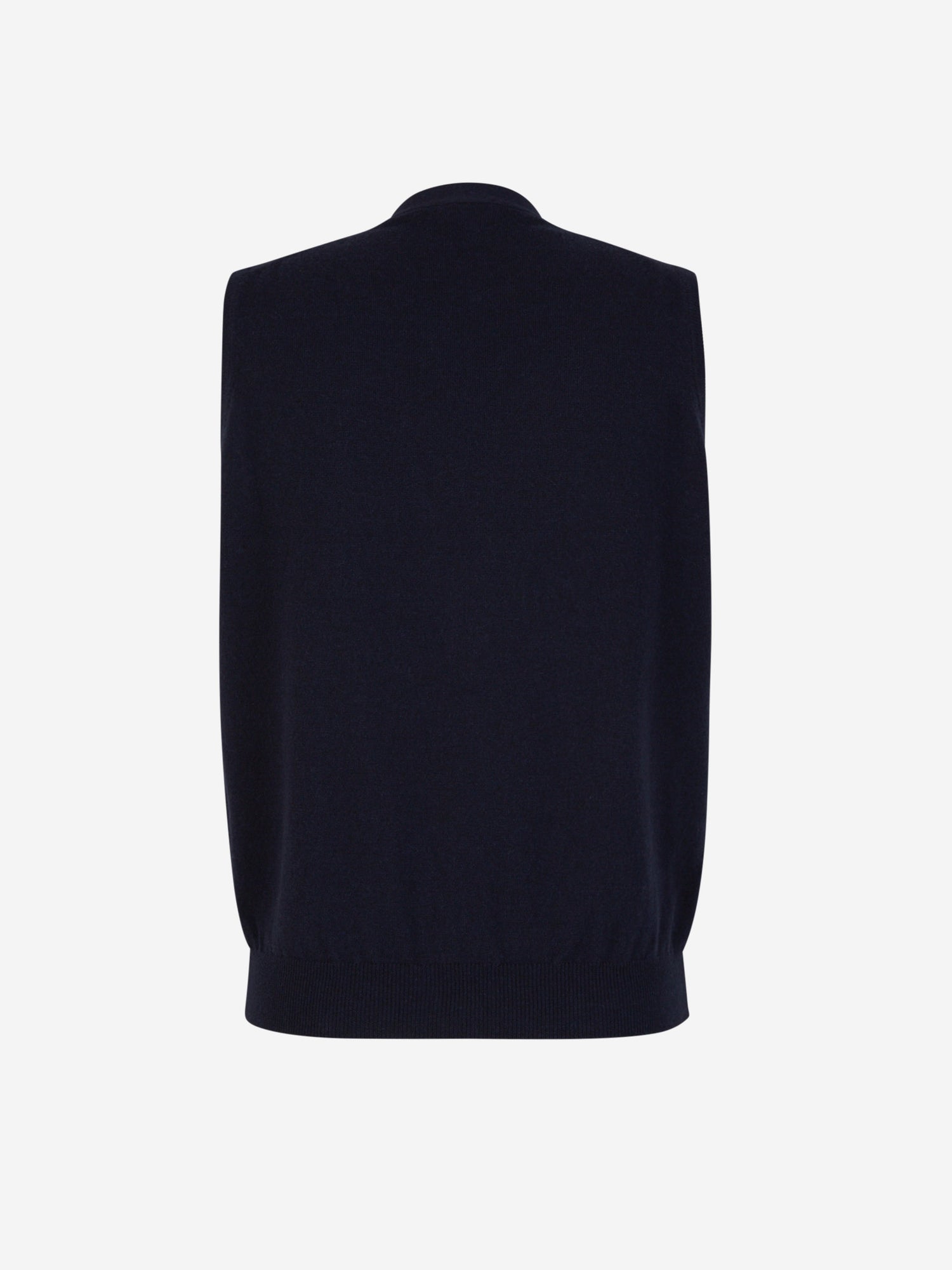 Outlet online Santa Eulalia Hombre Chaleco Punto Lana color Azul Marino sku 544-000526 03 - Foto 2