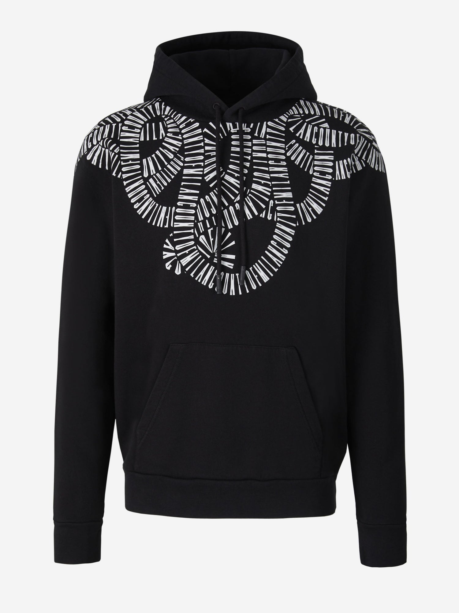 Outlet online Marcelo Burlon Hombre Sudadera Snake Wings color Negro sku 545-001101 01 - Foto 1