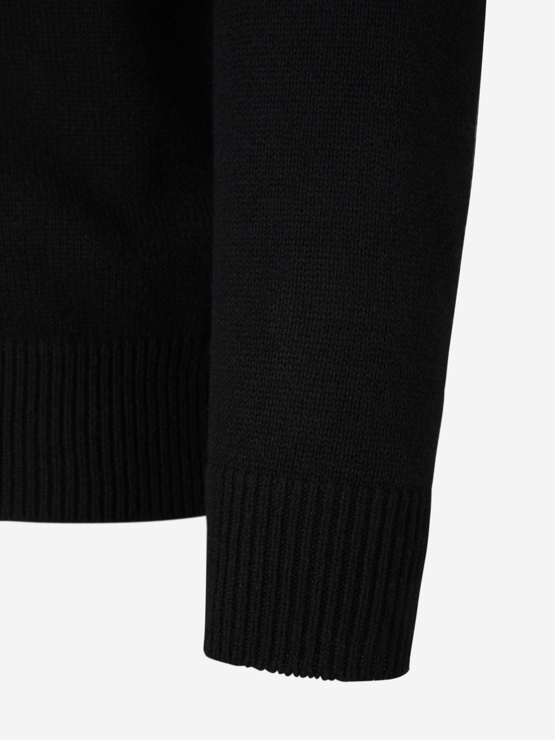Outlet online Marcelo Burlon Hombre Jersey Algodón Y Cashmere color Negro sku 545-001105 01 - Foto 4