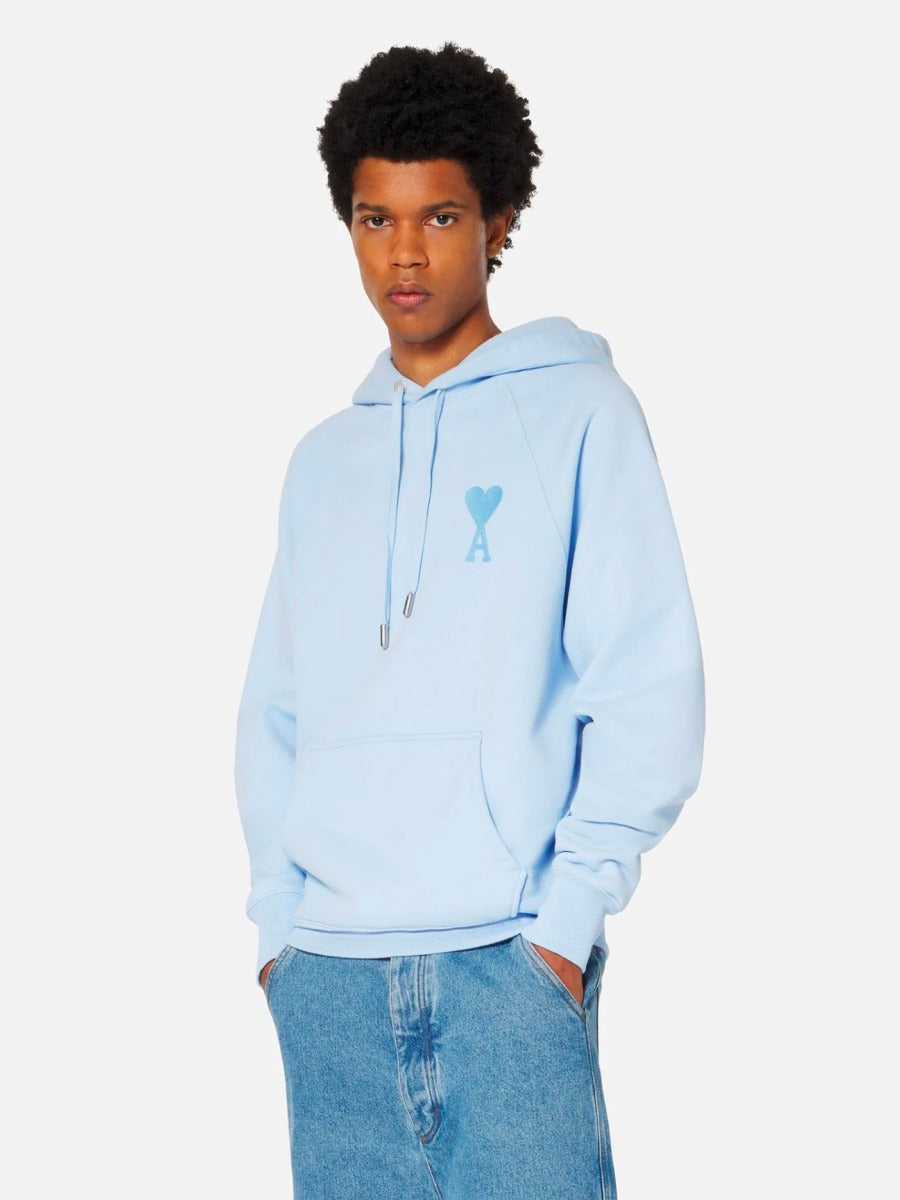 Outlet online Ami Paris Hombre Sudadera Logo Bordado color Rosa sku 545-001170 02 - Foto 5
