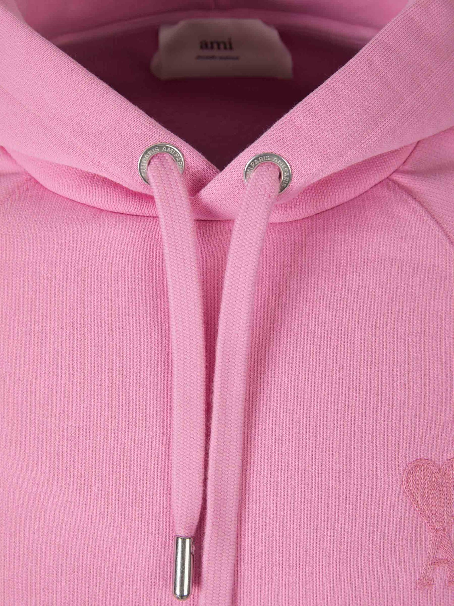 Outlet online Ami Paris Hombre Sudadera Logo Bordado color Rosa sku 545-001170 02 - Foto 8