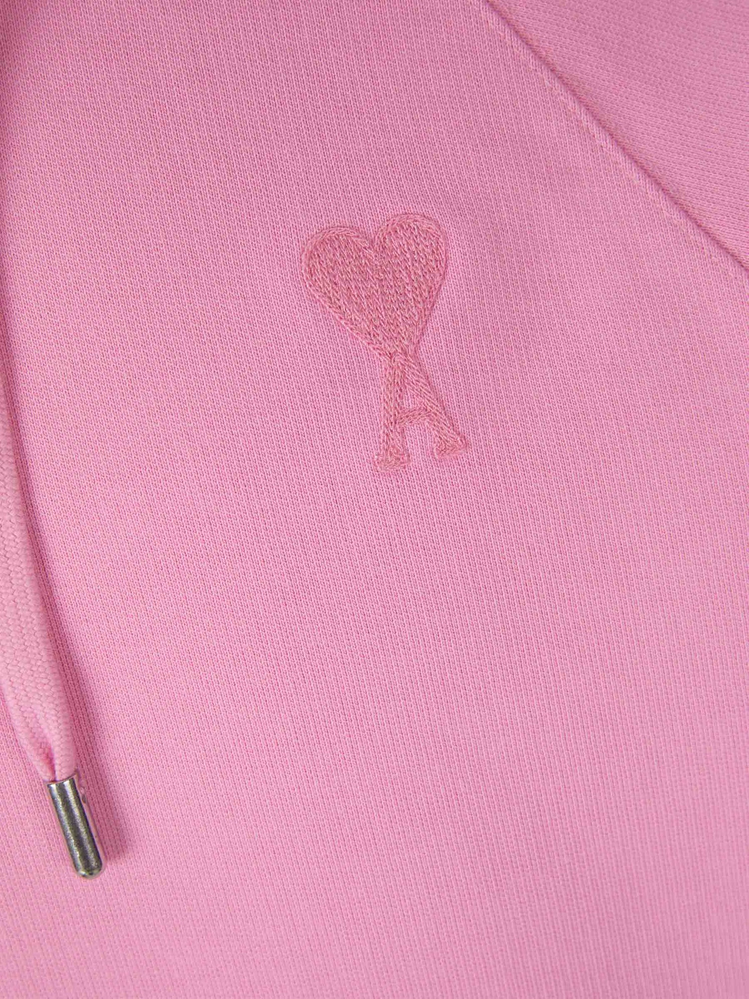 Outlet online Ami Paris Hombre Sudadera Logo Bordado color Rosa sku 545-001170 02 - Foto 9