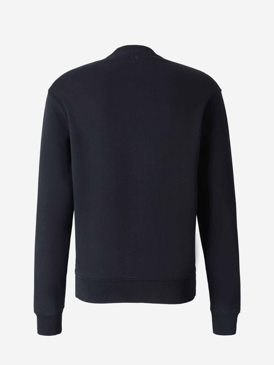 Outlet online Ami Paris Hombre Sudadera Logo Algodón color Negro sku 545-001172 01 - Foto 2