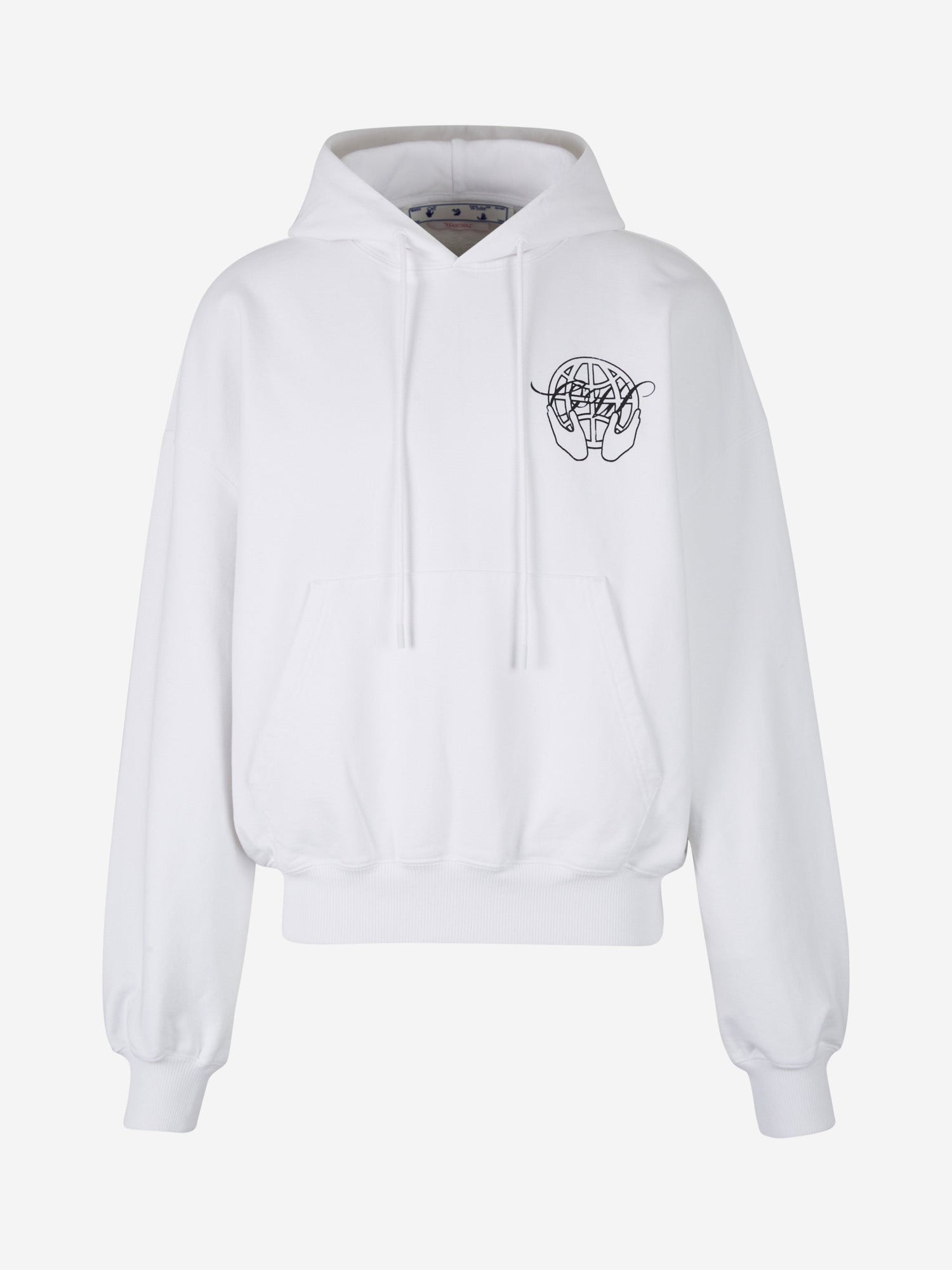 Outlet online Off-White Hombre Sudadera Hands Arrow color Blanco sku 545-001248 01 - Foto 1