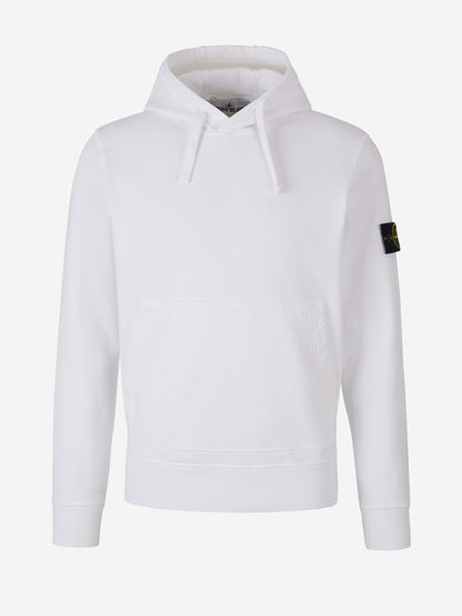 Outlet online Stone Island Hombre Sudadera Capucha Algodón color Blanco sku 545-001588 02 - Foto 6