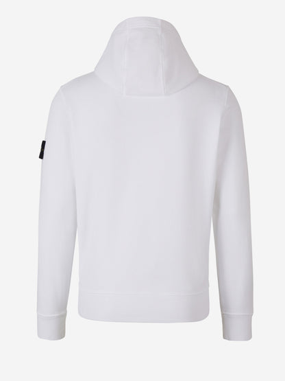 Outlet online Stone Island Hombre Sudadera Capucha Algodón color Blanco sku 545-001588 02 - Foto 7