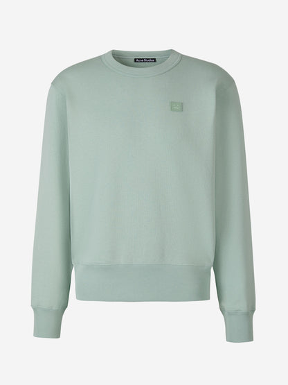 Outlet online Acne Studios Face Hombre Sudadera Parche Logo color Verde Menta sku 545-001335 01 - Foto 1