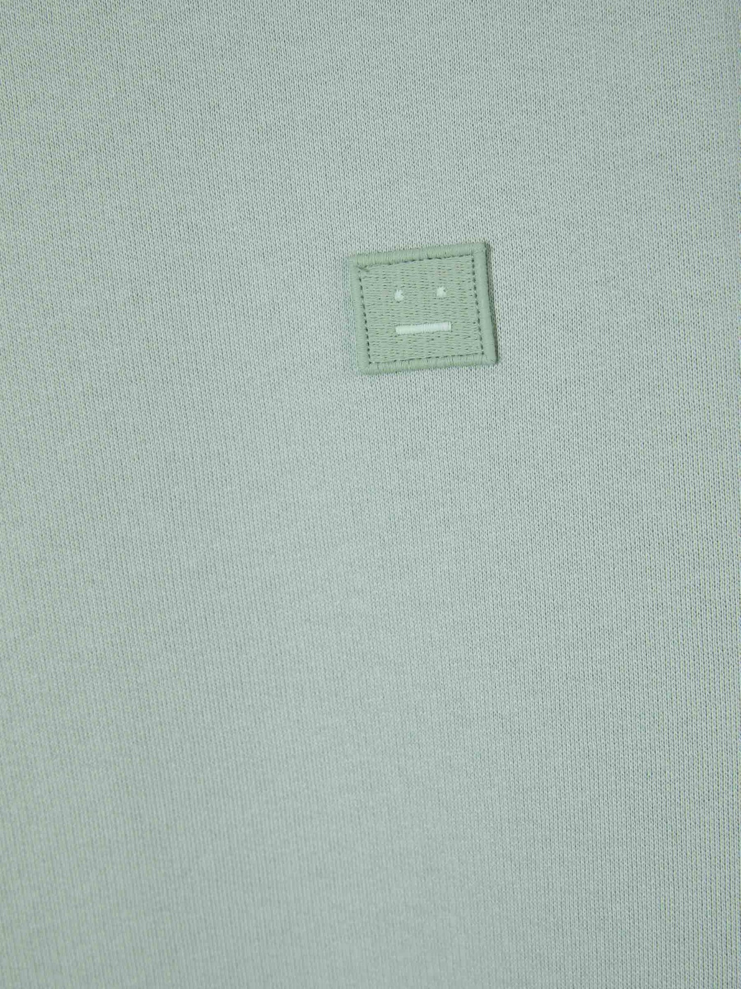 Outlet online Acne Studios Face Hombre Sudadera Parche Logo color Verde Menta sku 545-001335 01 - Foto 4
