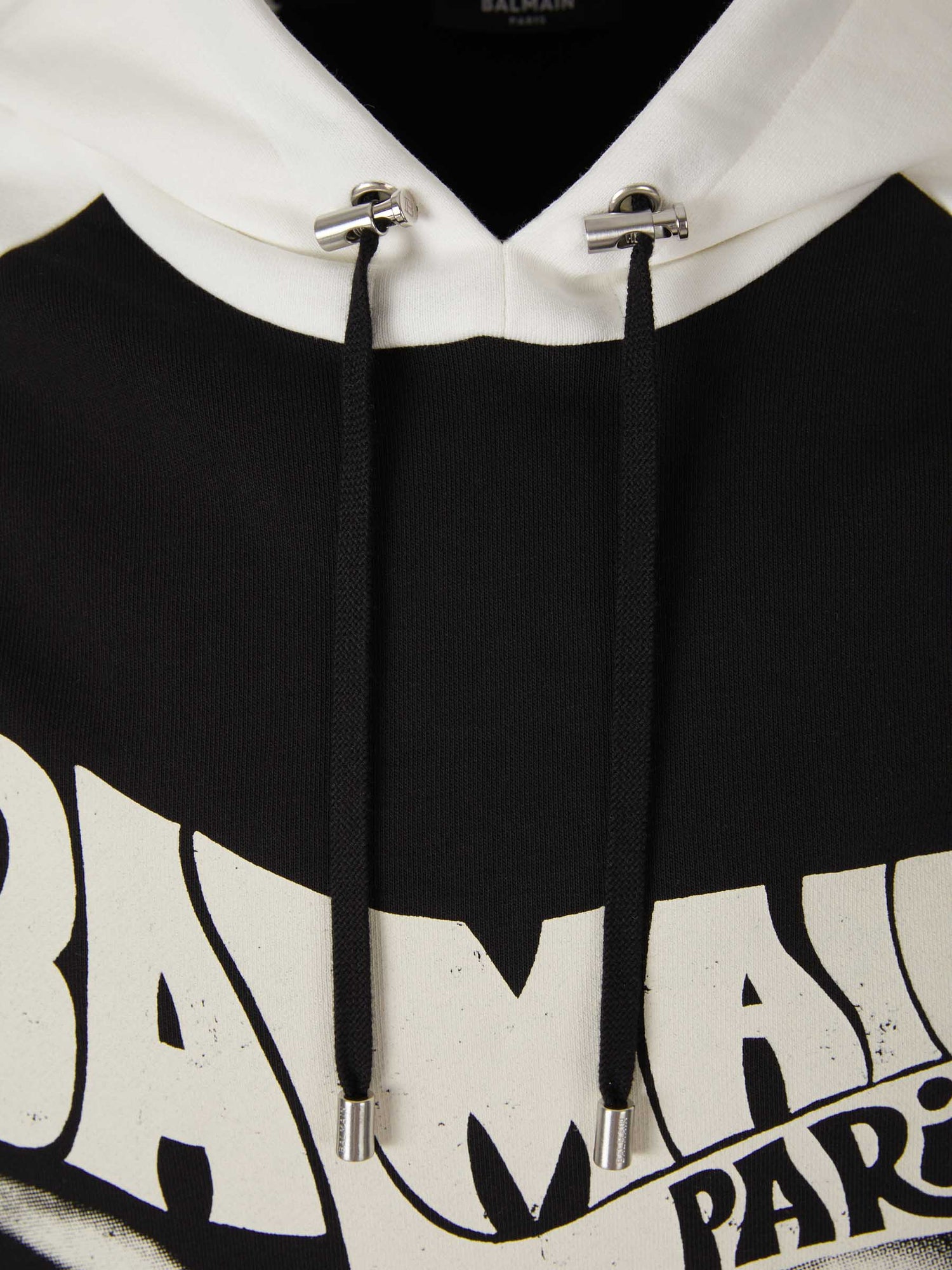 Outlet online Balmain Hombre Sudadera Logo Capucha color Negro sku 545-001342 01 - Foto 3
