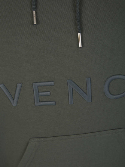 Outlet online Givenchy Hombre Sudadera 4G Capucha color Verde Oscuro sku 545-001356 01 - Foto 4