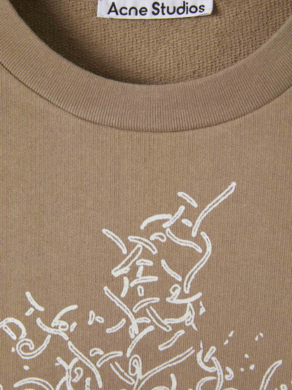 Outlet online Acne Studios Hombre Sudadera Efecto Brillante color Beige sku 545-001360 01 - Foto 3