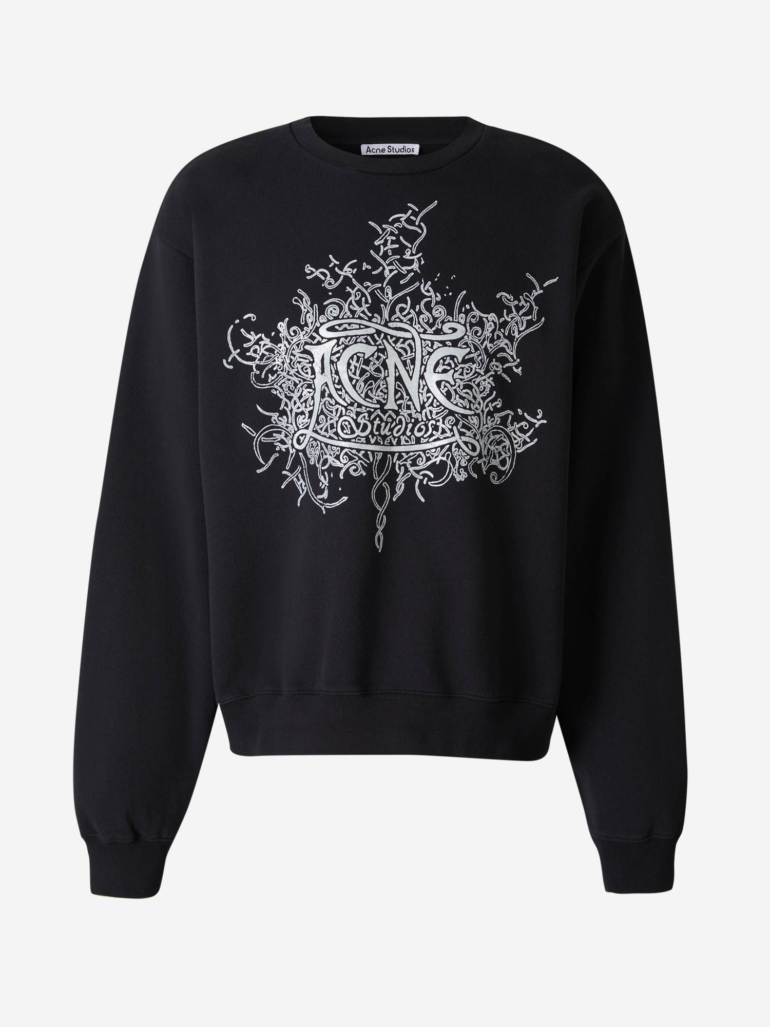 Outlet online Acne Studios Hombre Sudadera Efecto Brillante color Negro sku 545-001362 01 - Foto 1