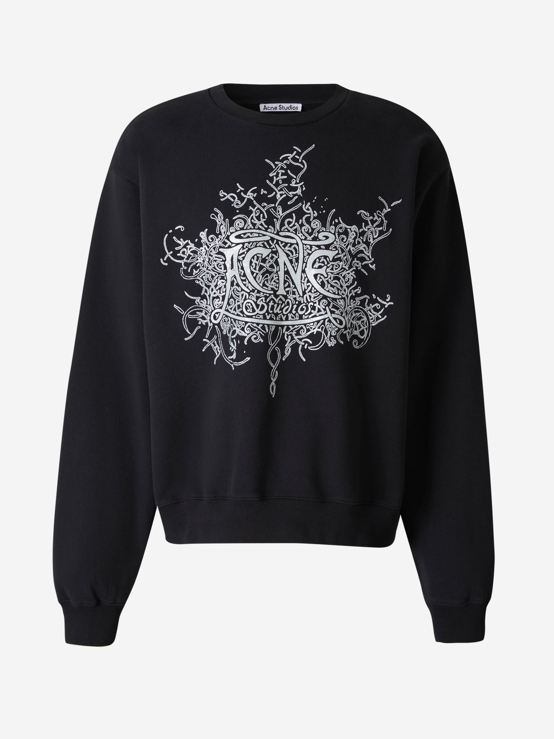 Outlet online Acne Studios Hombre Sudadera Efecto Brillante color Negro sku 545-001362 01 - Foto 1