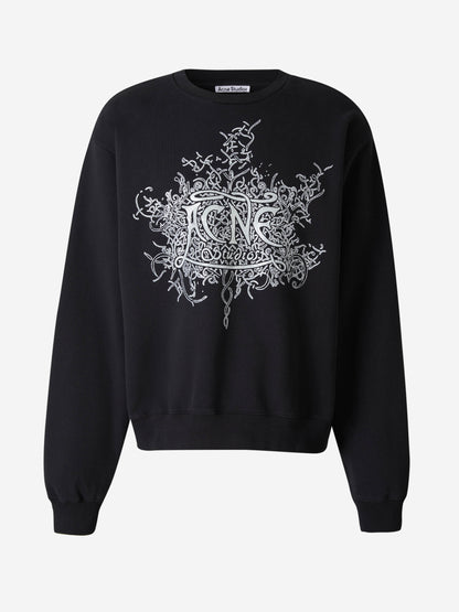 Outlet online Acne Studios Hombre Sudadera Efecto Brillante color Negro sku 545-001362 01 - Foto 1