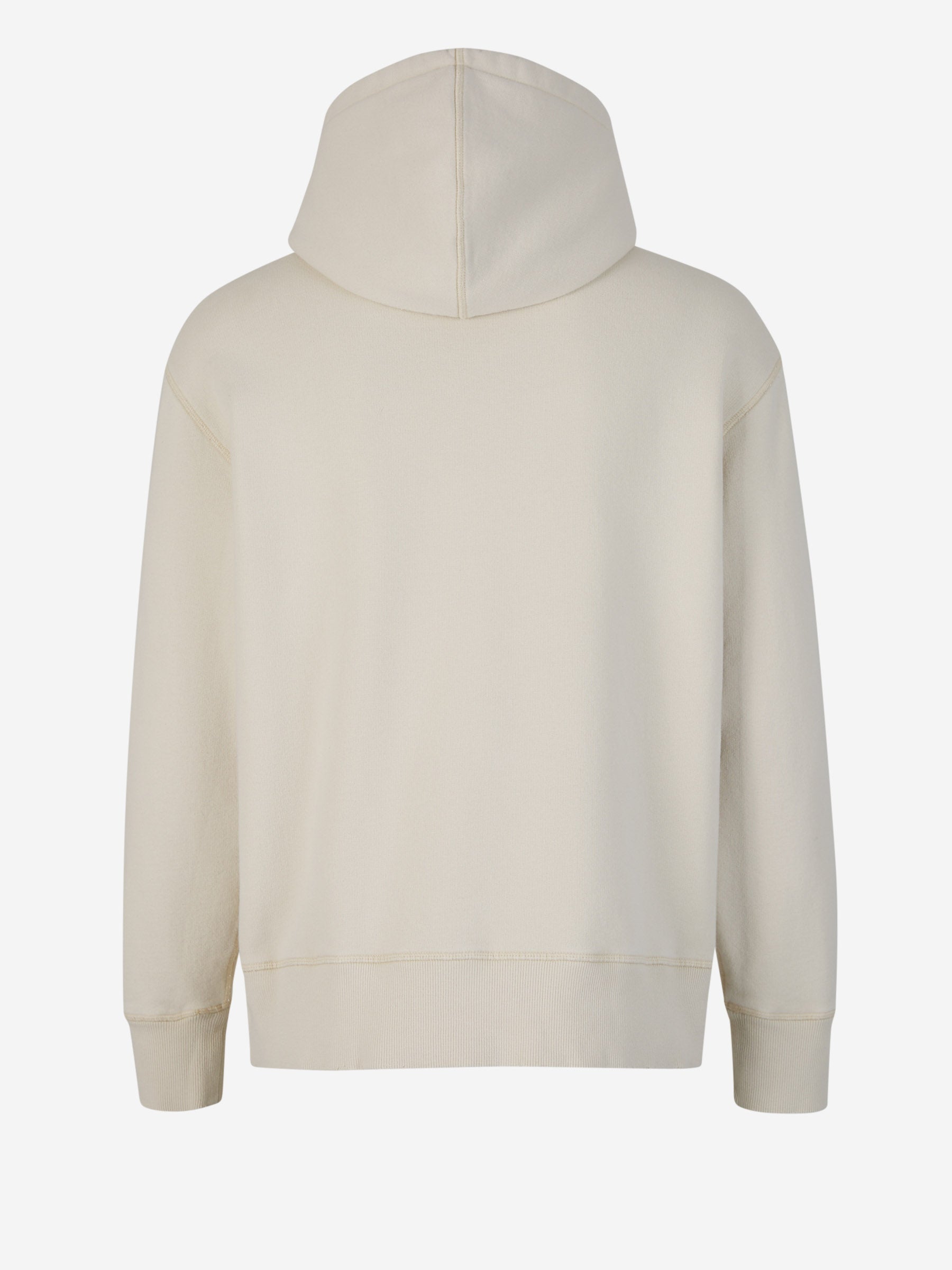 Outlet online Ami Paris Hombre Sudadera Capucha Algodón color Marfil sku 545-001375 01 - Foto 2