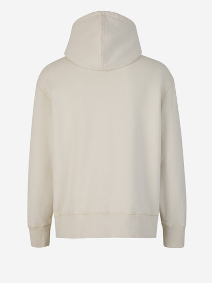 Outlet online Ami Paris Hombre Sudadera Capucha Algodón color Marfil sku 545-001375 01 - Foto 2
