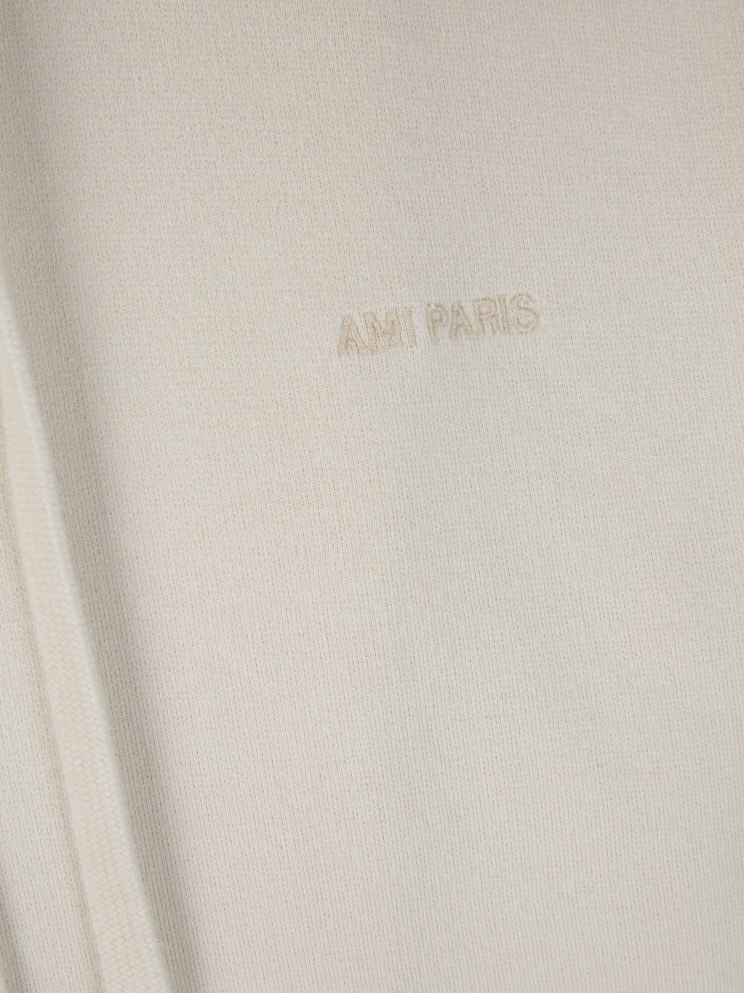 Outlet online Ami Paris Hombre Sudadera Capucha Algodón color Marfil sku 545-001375 01 - Foto 4
