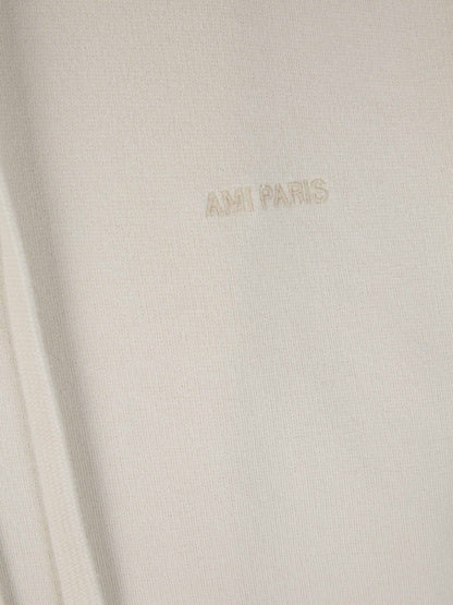 Outlet online Ami Paris Hombre Sudadera Capucha Algodón color Marfil sku 545-001375 01 - Foto 4